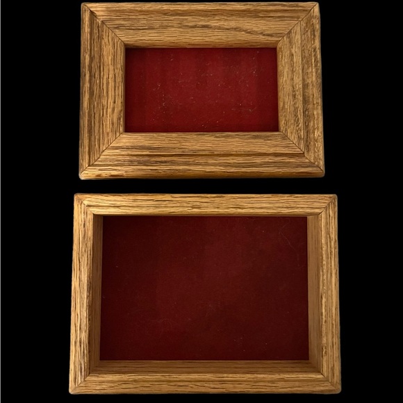 VTG Kimberly Graphic Art Tile Black Labrador Retrievers Wood Trinket Jewelry Box - Picture 8 of 11